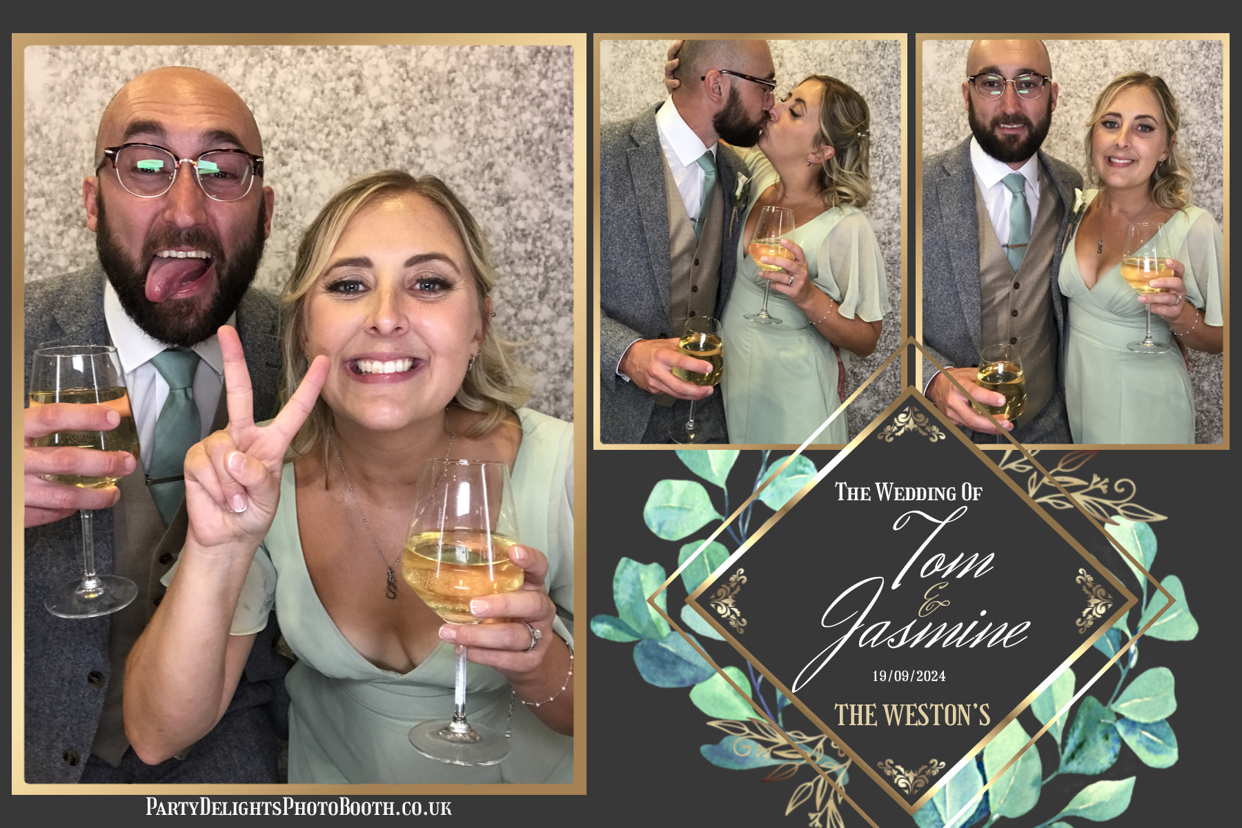 Jazz & Tom’s Wedding | View more photos from the event at gallery.partydelightsphotobooth.co.uk/u/PartyDelightsPhotoBooth/Jazz-Tom’s-Wedding