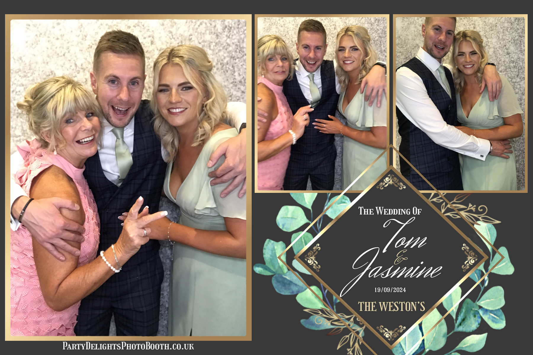 Jazz & Tom’s Wedding | View more photos from the event at gallery.partydelightsphotobooth.co.uk/u/PartyDelightsPhotoBooth/Jazz-Tom’s-Wedding