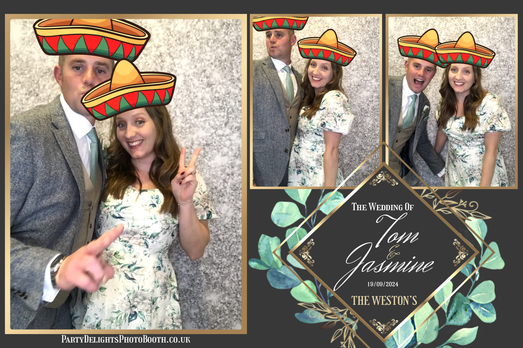 Jazz & Tom’s Wedding | View more photos from the event at gallery.partydelightsphotobooth.co.uk/u/PartyDelightsPhotoBooth/Jazz-Tom’s-Wedding