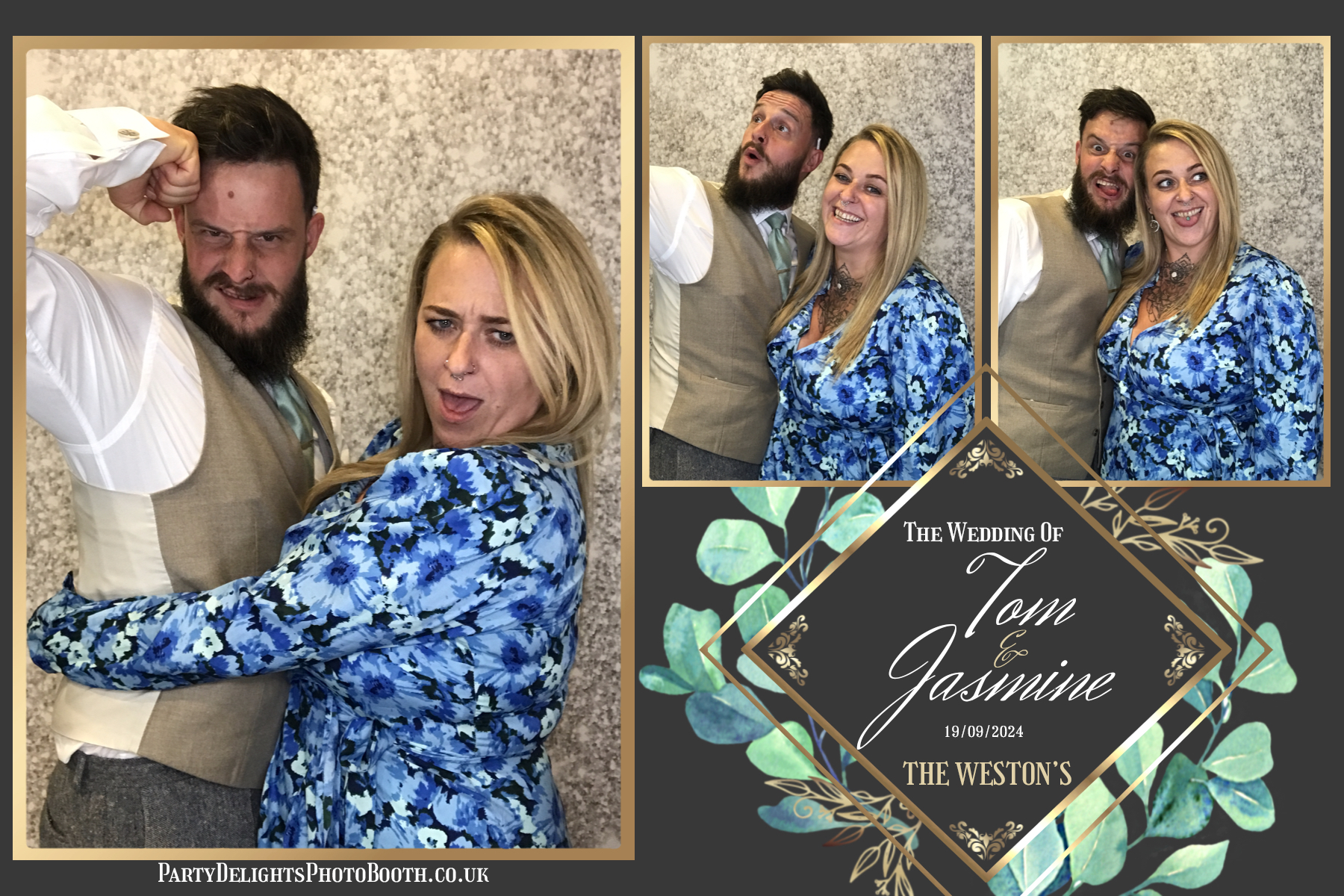 Jazz & Tom’s Wedding | View more photos from the event at gallery.partydelightsphotobooth.co.uk/u/PartyDelightsPhotoBooth/Jazz-Tom’s-Wedding