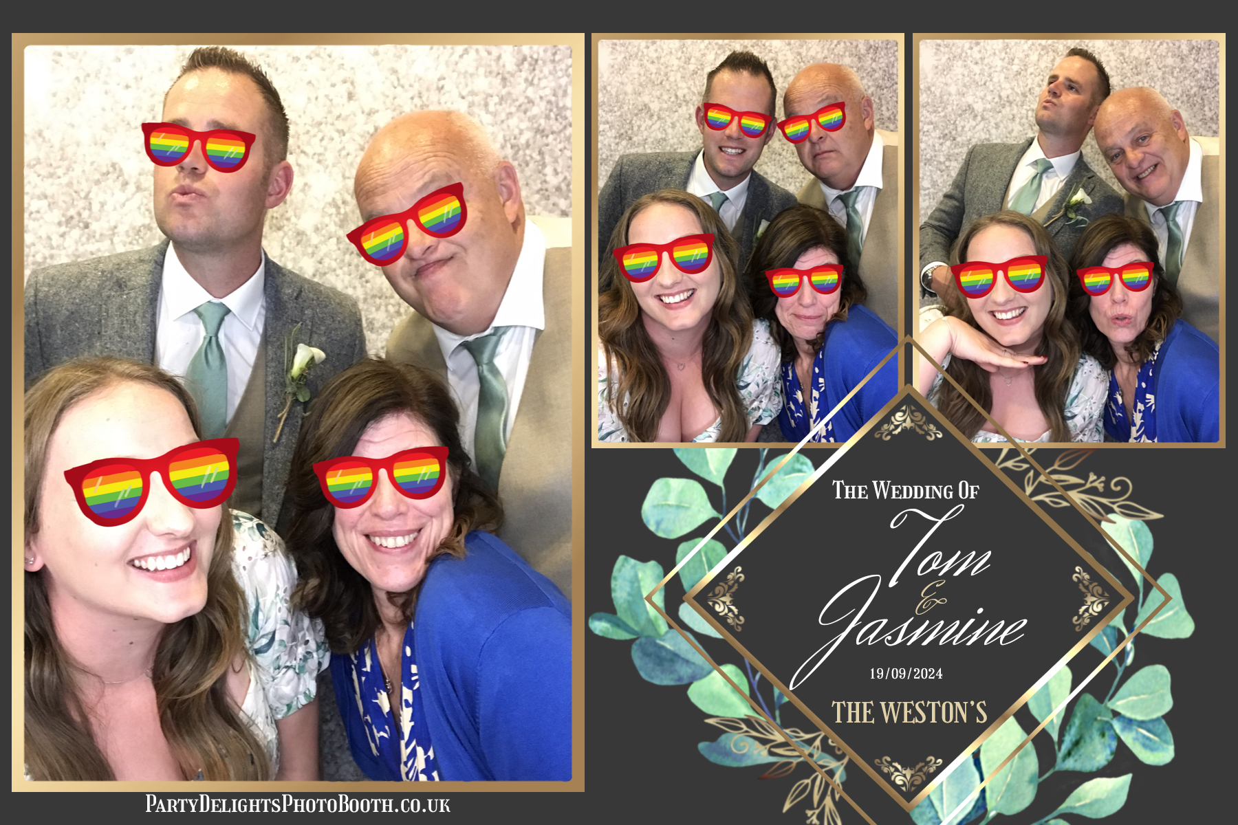 Jazz & Tom’s Wedding | View more photos from the event at gallery.partydelightsphotobooth.co.uk/u/PartyDelightsPhotoBooth/Jazz-Tom’s-Wedding