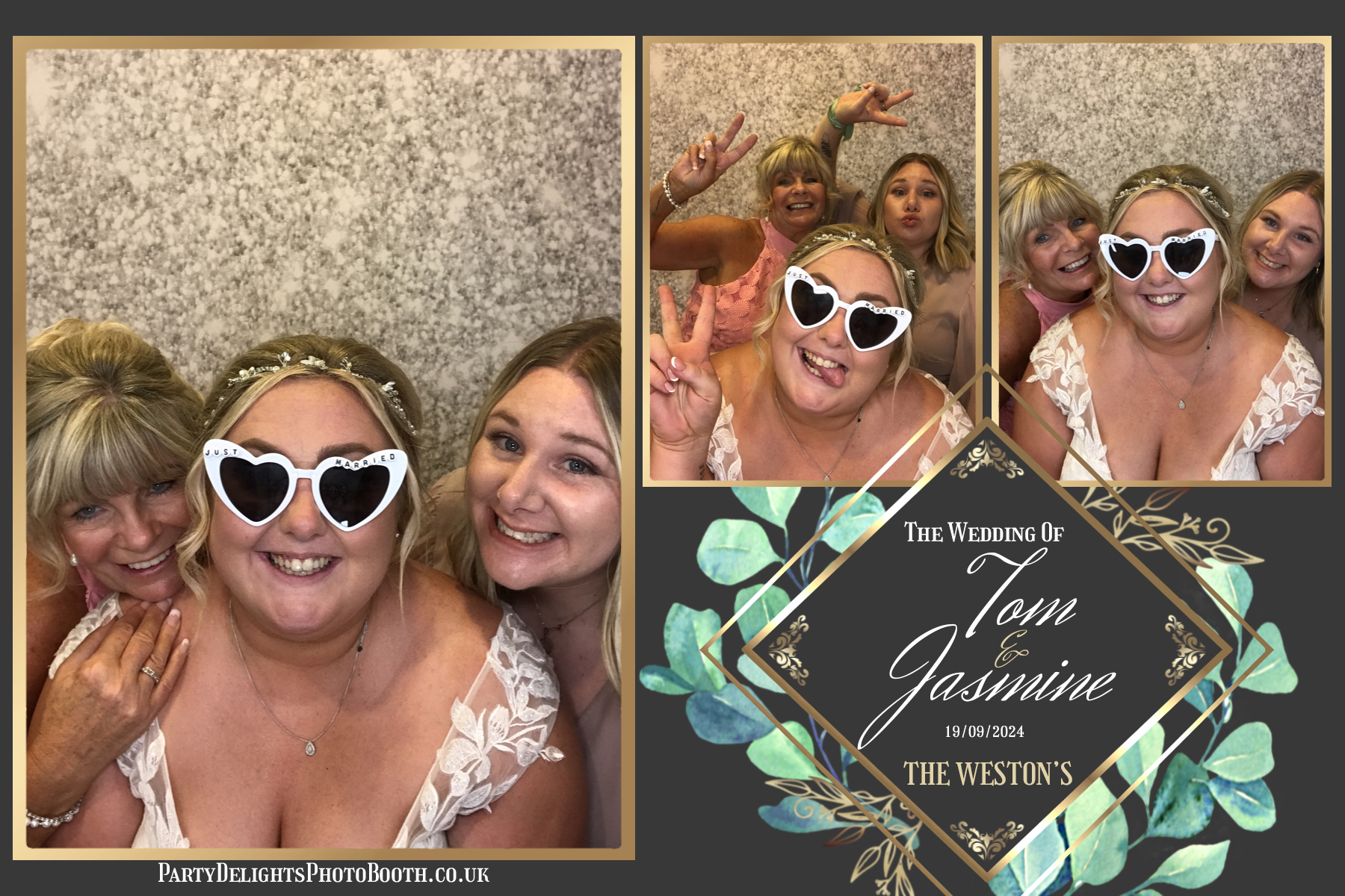 Jazz & Tom’s Wedding | View more photos from the event at gallery.partydelightsphotobooth.co.uk/u/PartyDelightsPhotoBooth/Jazz-Tom’s-Wedding