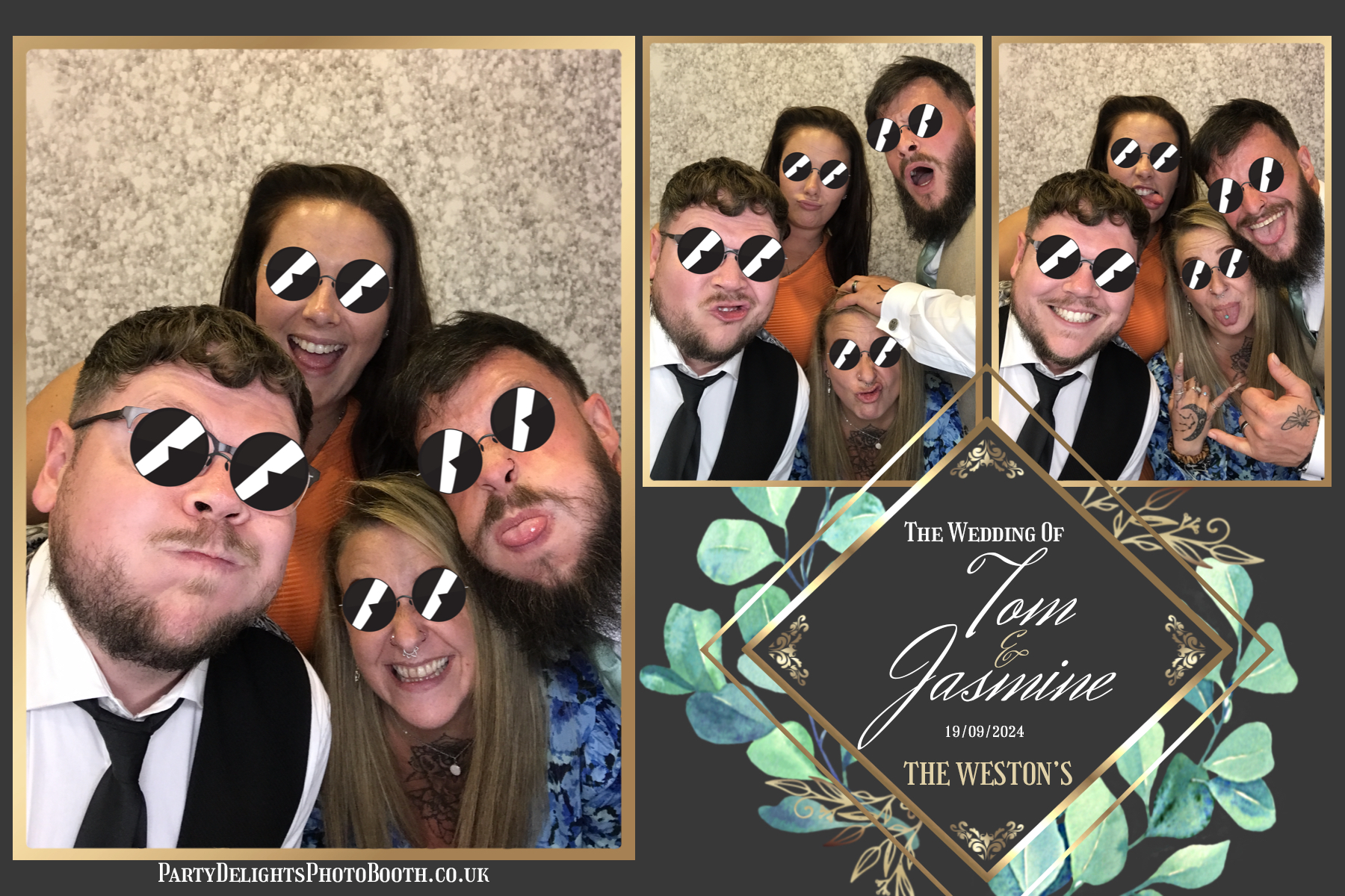 Jazz & Tom’s Wedding | View more photos from the event at gallery.partydelightsphotobooth.co.uk/u/PartyDelightsPhotoBooth/Jazz-Tom’s-Wedding