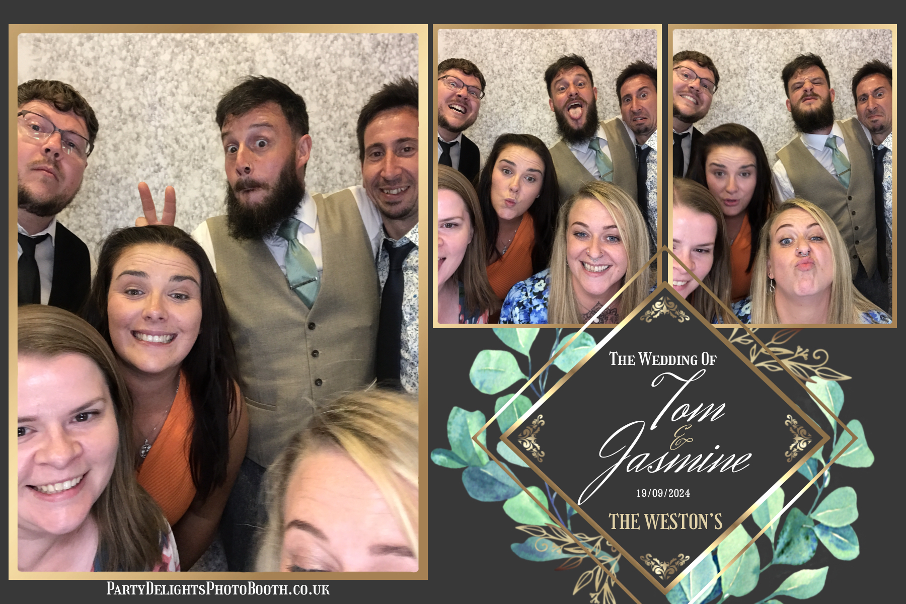 Jazz & Tom’s Wedding | View more photos from the event at gallery.partydelightsphotobooth.co.uk/u/PartyDelightsPhotoBooth/Jazz-Tom’s-Wedding