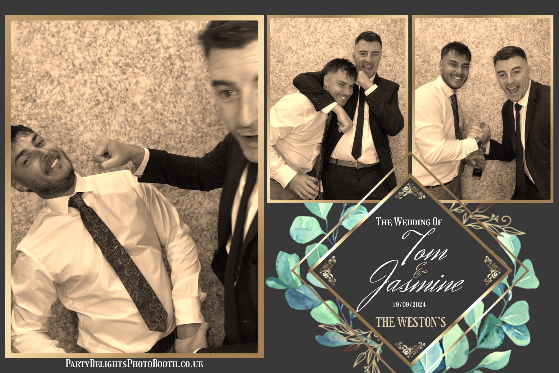 Jazz & Tom’s Wedding | View more photos from the event at gallery.partydelightsphotobooth.co.uk/u/PartyDelightsPhotoBooth/Jazz-Tom’s-Wedding