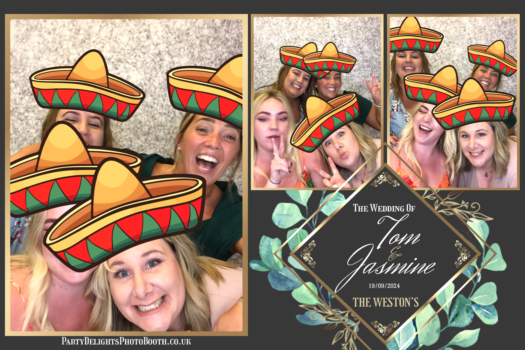 Jazz & Tom’s Wedding | View more photos from the event at gallery.partydelightsphotobooth.co.uk/u/PartyDelightsPhotoBooth/Jazz-Tom’s-Wedding
