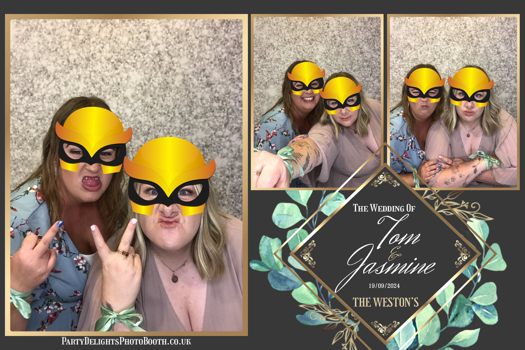 Jazz & Tom’s Wedding | View more photos from the event at gallery.partydelightsphotobooth.co.uk/u/PartyDelightsPhotoBooth/Jazz-Tom’s-Wedding