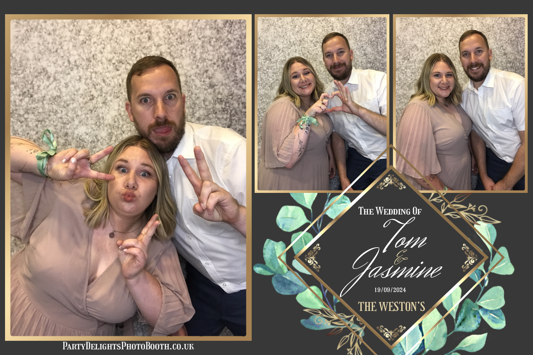 Jazz & Tom’s Wedding | View more photos from the event at gallery.partydelightsphotobooth.co.uk/u/PartyDelightsPhotoBooth/Jazz-Tom’s-Wedding