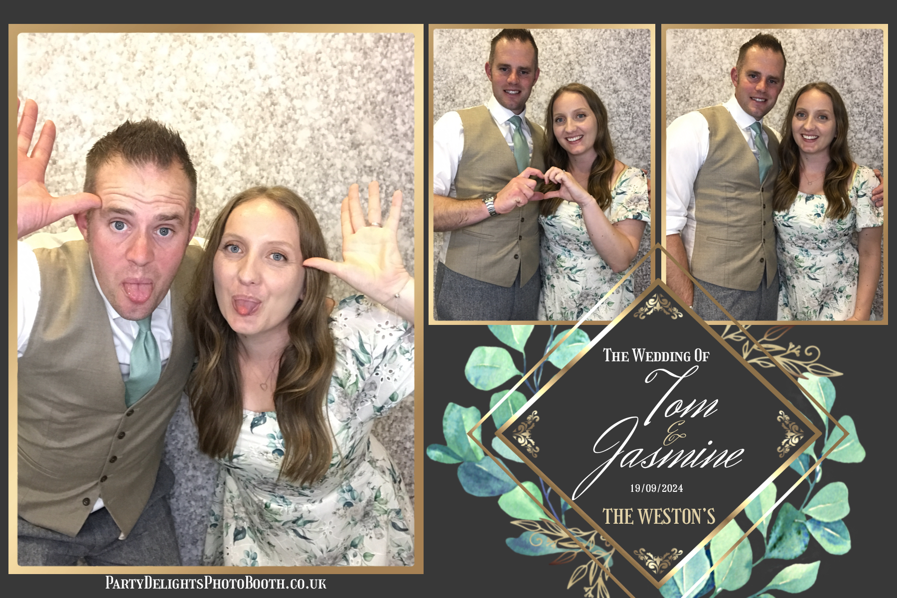 Jazz & Tom’s Wedding | View more photos from the event at gallery.partydelightsphotobooth.co.uk/u/PartyDelightsPhotoBooth/Jazz-Tom’s-Wedding