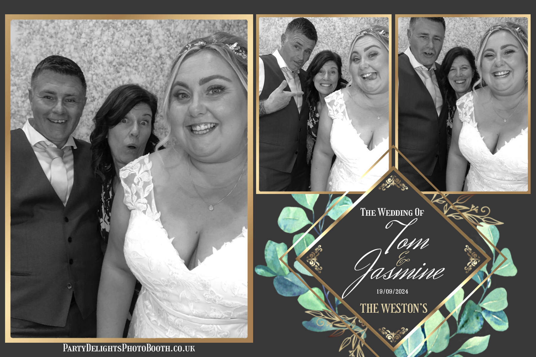 Jazz & Tom’s Wedding | View more photos from the event at gallery.partydelightsphotobooth.co.uk/u/PartyDelightsPhotoBooth/Jazz-Tom’s-Wedding