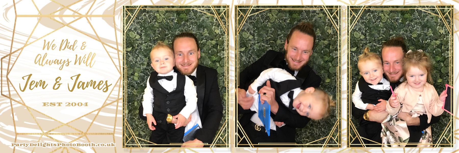 Jem & James - Vow Renewal | View more photos from the event at gallery.partydelightsphotobooth.co.uk/u/PartyDelightsPhotoBooth/Jem-James-Vow-Renewal