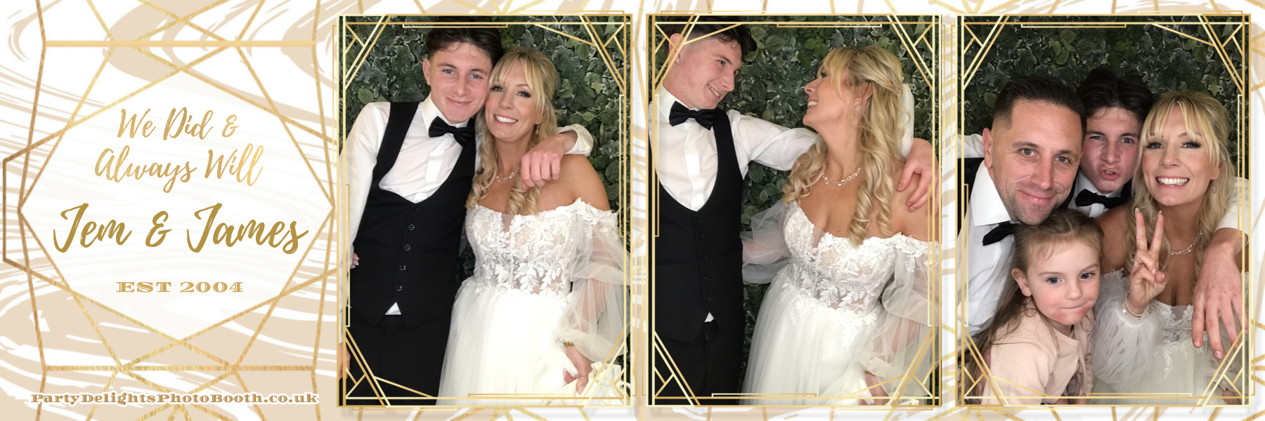 Jem & James - Vow Renewal | View more photos from the event at gallery.partydelightsphotobooth.co.uk/u/PartyDelightsPhotoBooth/Jem-James-Vow-Renewal