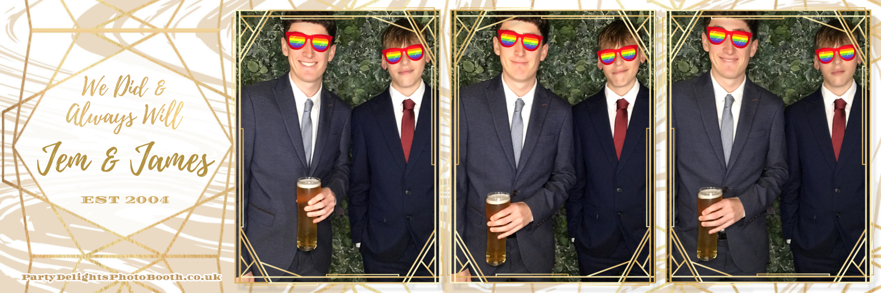 Jem & James - Vow Renewal | View more photos from the event at gallery.partydelightsphotobooth.co.uk/u/PartyDelightsPhotoBooth/Jem-James-Vow-Renewal