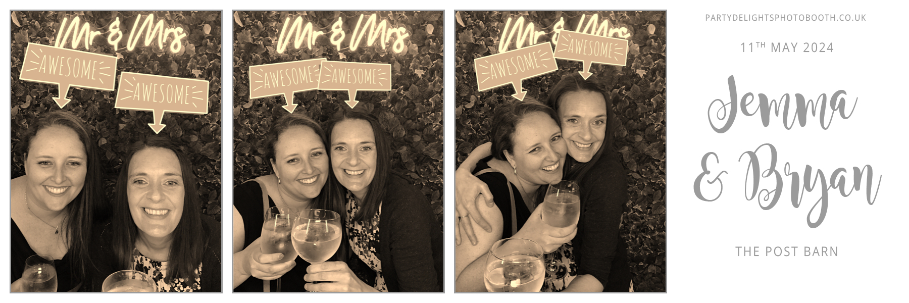 Jemma and Bryan’s Wedding | View more photos from the event at gallery.partydelightsphotobooth.co.uk/u/PartyDelightsPhotoBooth/Jemma-and-Bryan’s-Wedding