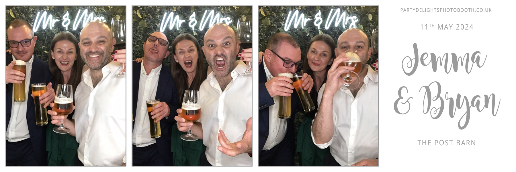 Jemma and Bryan’s Wedding | View more photos from the event at gallery.partydelightsphotobooth.co.uk/u/PartyDelightsPhotoBooth/Jemma-and-Bryan’s-Wedding