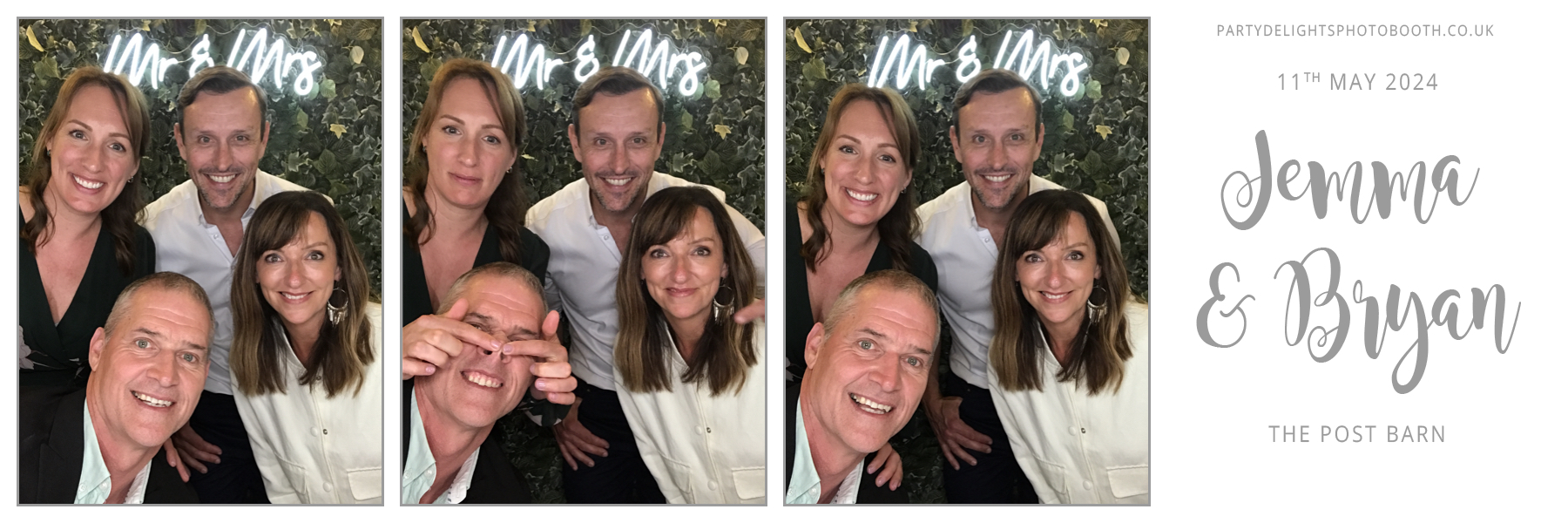 Jemma and Bryan’s Wedding | View more photos from the event at gallery.partydelightsphotobooth.co.uk/u/PartyDelightsPhotoBooth/Jemma-and-Bryan’s-Wedding