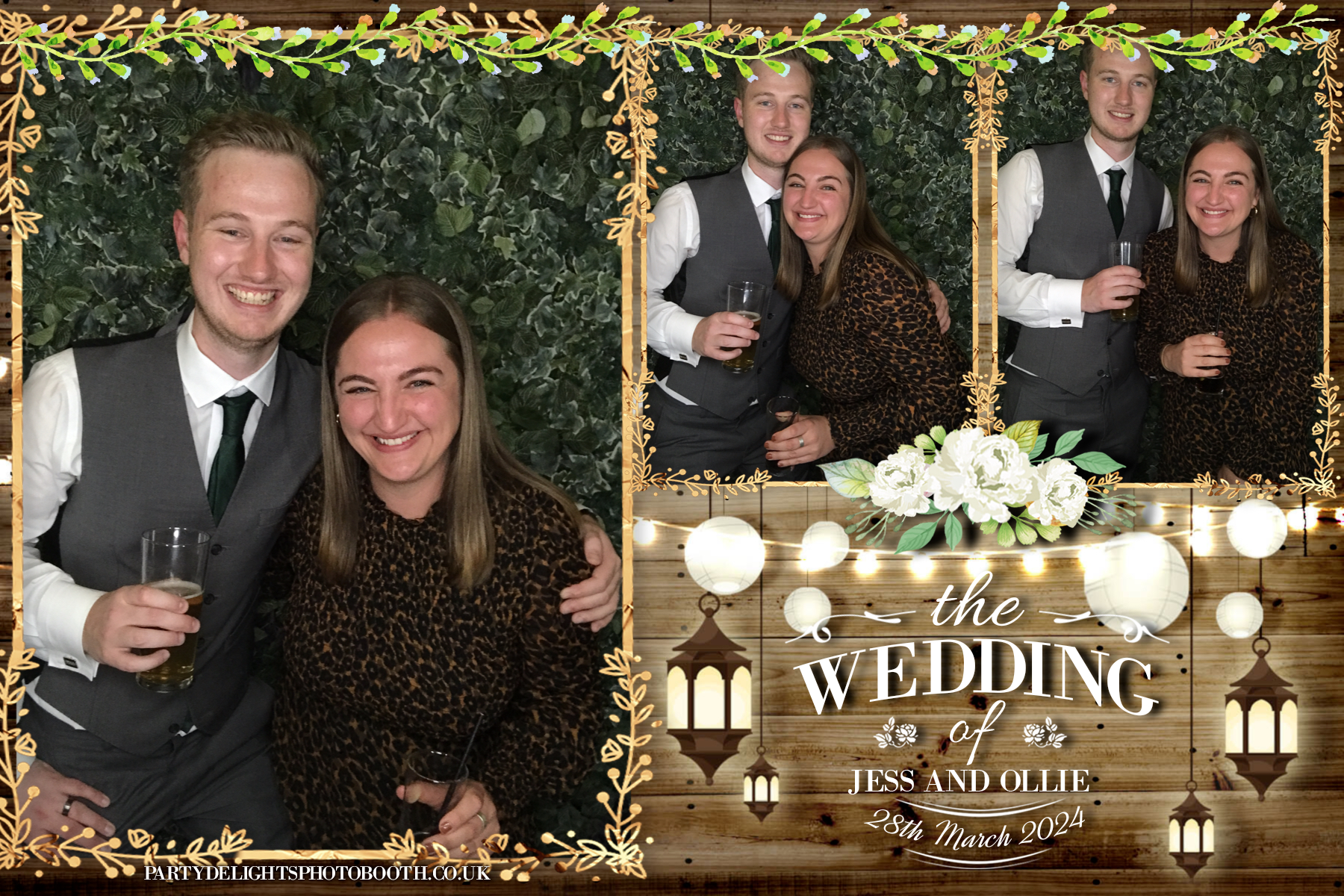 Jess and Ollie’s Wedding | View more photos from the event at gallery.partydelightsphotobooth.co.uk/u/PartyDelightsPhotoBooth/Jess-and-Ollie’s-Wedding