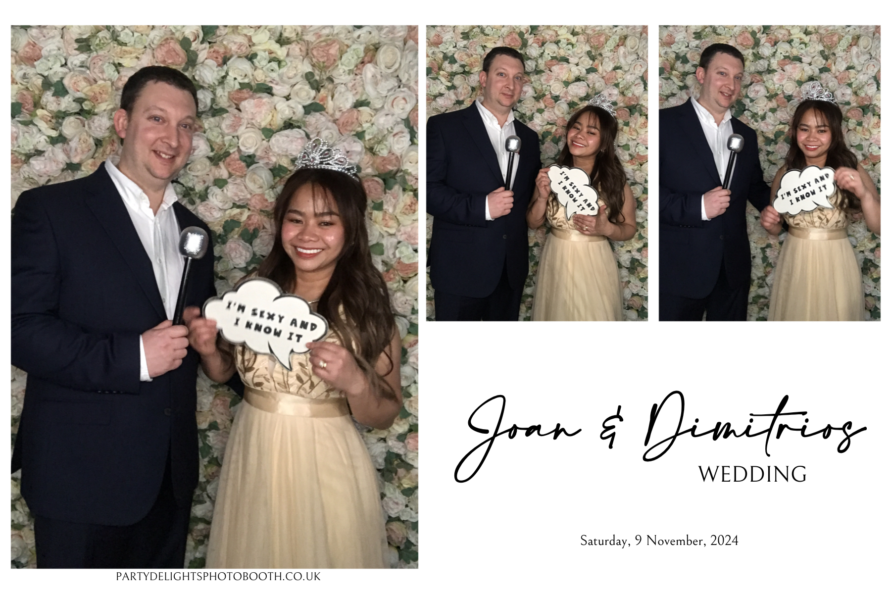 Joan & Dimitrios Weeding | View more photos from the event at gallery.partydelightsphotobooth.co.uk/u/PartyDelightsPhotoBooth/Joan-Dimitrios-Weeding