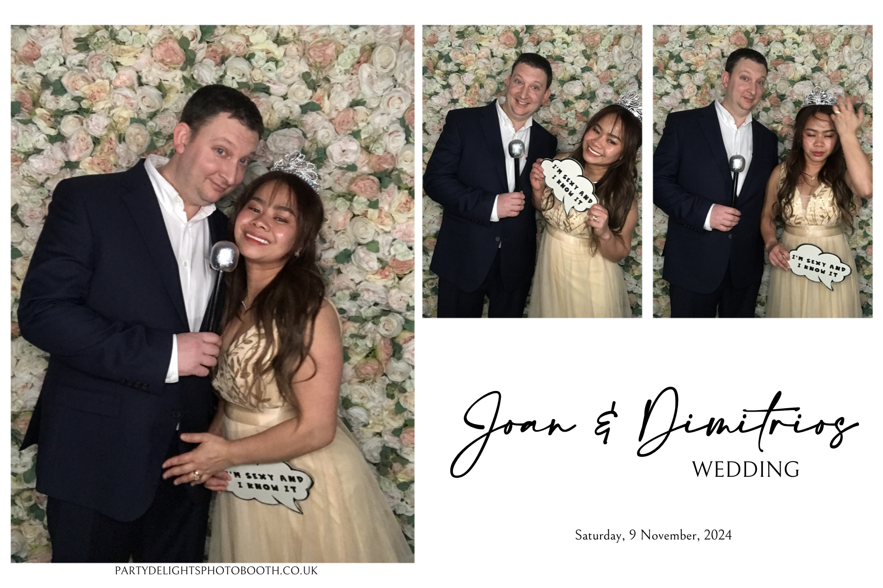 Joan & Dimitrios Weeding | View more photos from the event at gallery.partydelightsphotobooth.co.uk/u/PartyDelightsPhotoBooth/Joan-Dimitrios-Weeding
