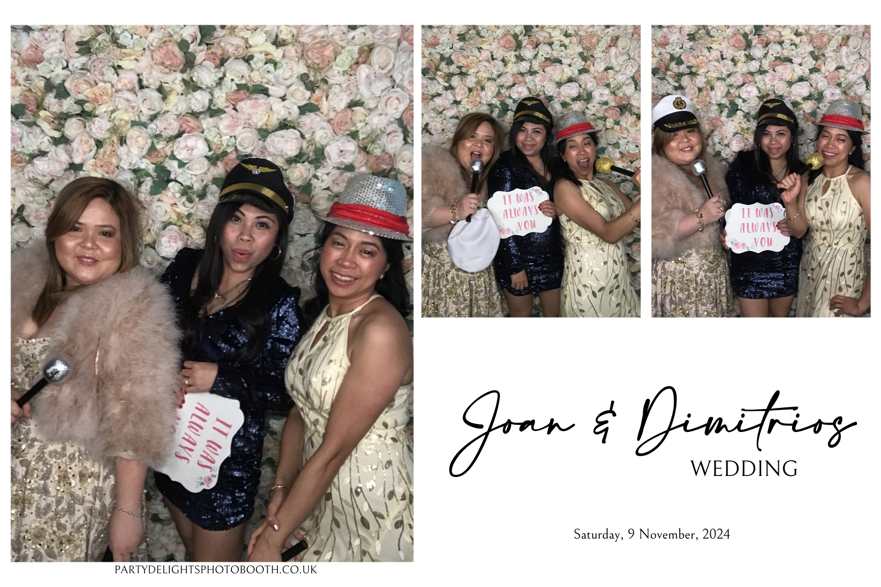 Joan & Dimitrios Weeding | View more photos from the event at gallery.partydelightsphotobooth.co.uk/u/PartyDelightsPhotoBooth/Joan-Dimitrios-Weeding