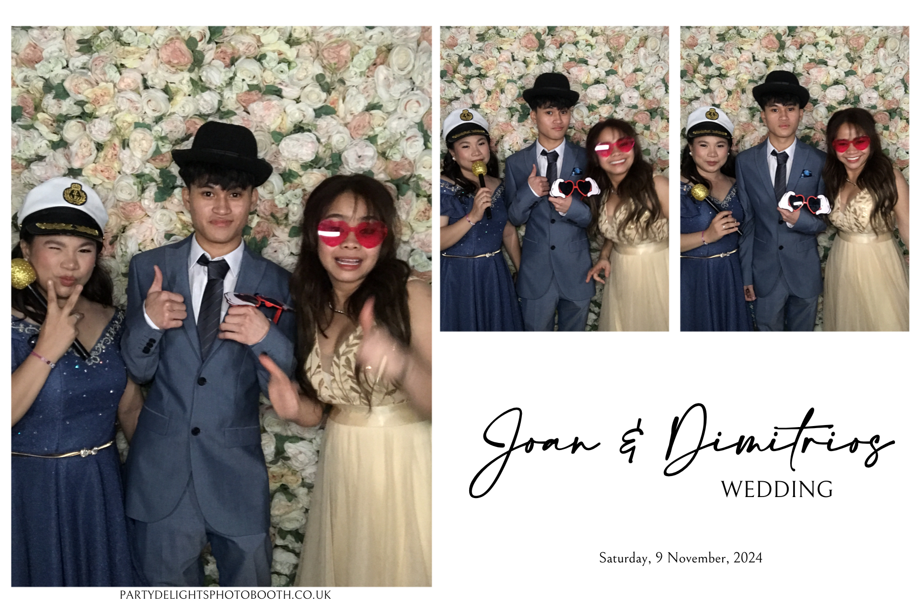 Joan & Dimitrios Weeding | View more photos from the event at gallery.partydelightsphotobooth.co.uk/u/PartyDelightsPhotoBooth/Joan-Dimitrios-Weeding