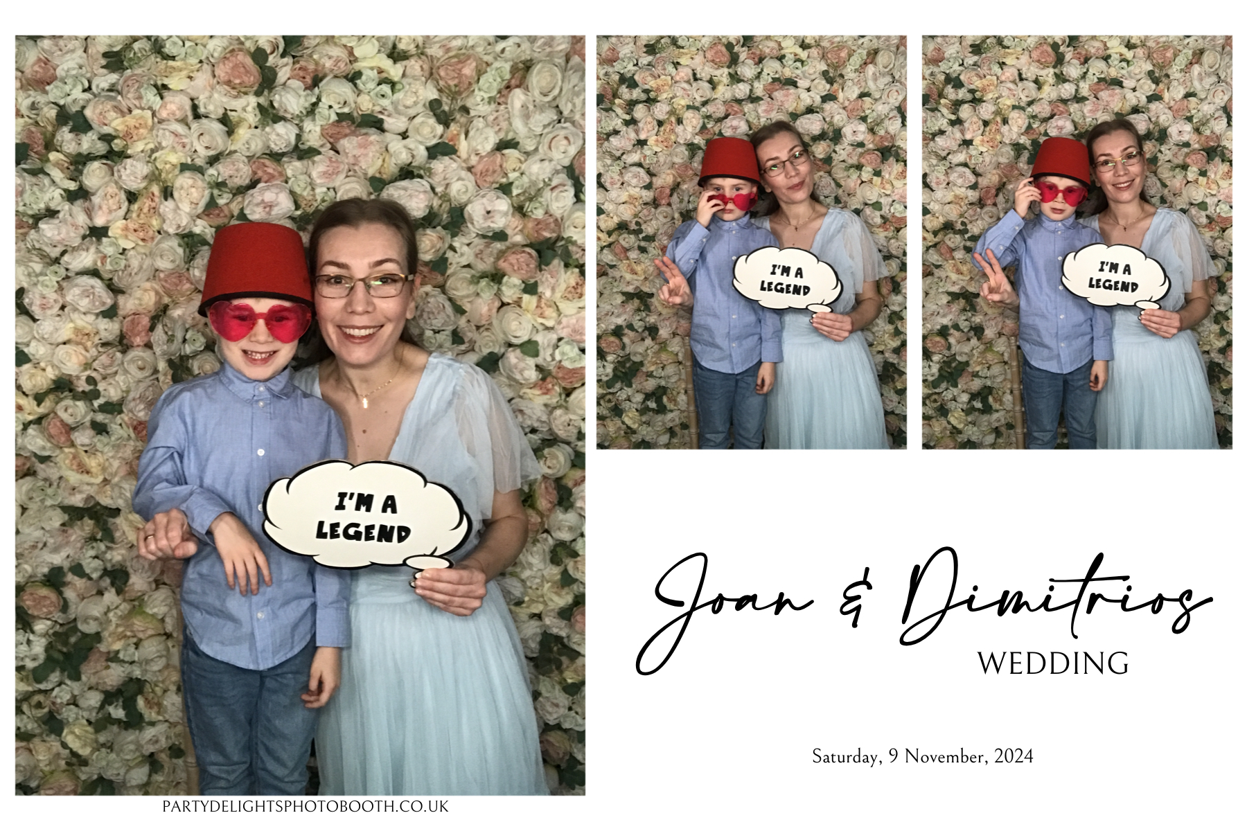 Joan & Dimitrios Weeding | View more photos from the event at gallery.partydelightsphotobooth.co.uk/u/PartyDelightsPhotoBooth/Joan-Dimitrios-Weeding