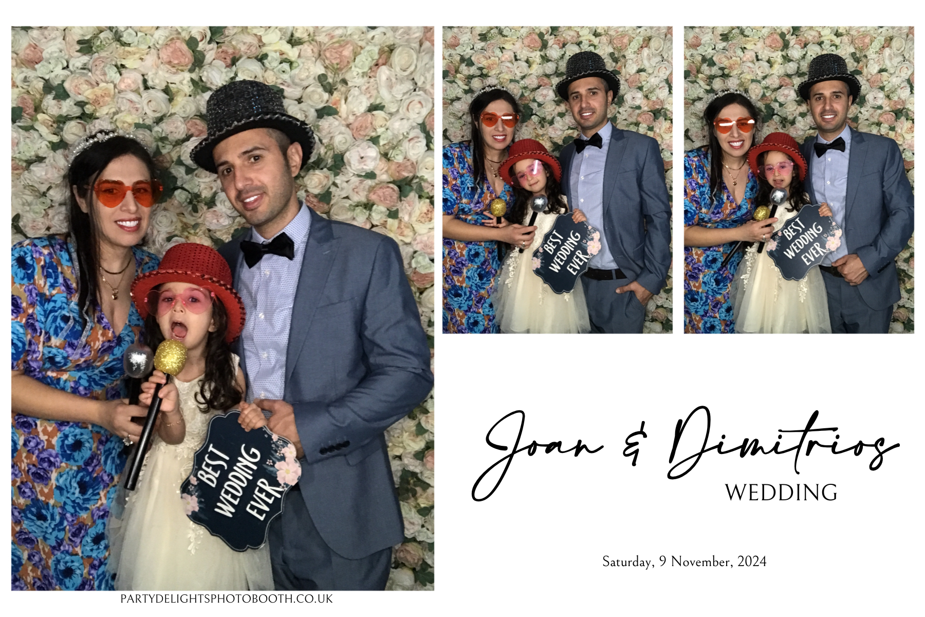 Joan & Dimitrios Weeding | View more photos from the event at gallery.partydelightsphotobooth.co.uk/u/PartyDelightsPhotoBooth/Joan-Dimitrios-Weeding