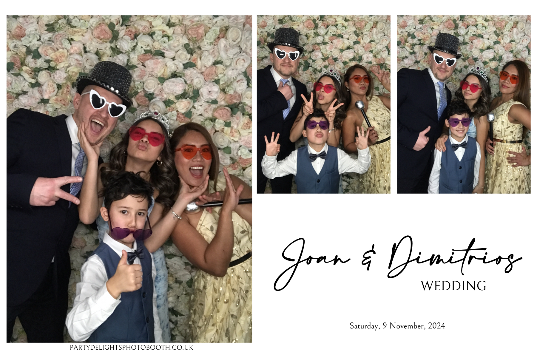 Joan & Dimitrios Weeding | View more photos from the event at gallery.partydelightsphotobooth.co.uk/u/PartyDelightsPhotoBooth/Joan-Dimitrios-Weeding