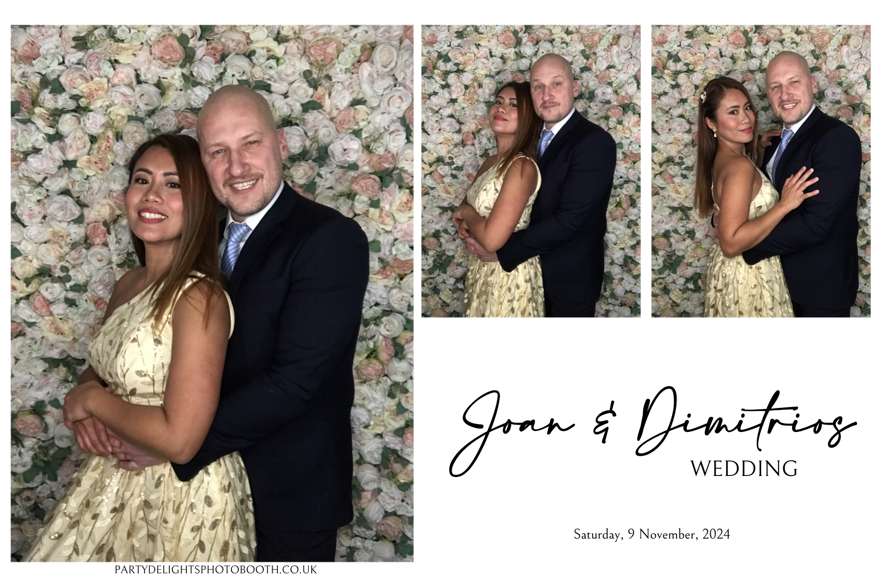 Joan & Dimitrios Weeding | View more photos from the event at gallery.partydelightsphotobooth.co.uk/u/PartyDelightsPhotoBooth/Joan-Dimitrios-Weeding
