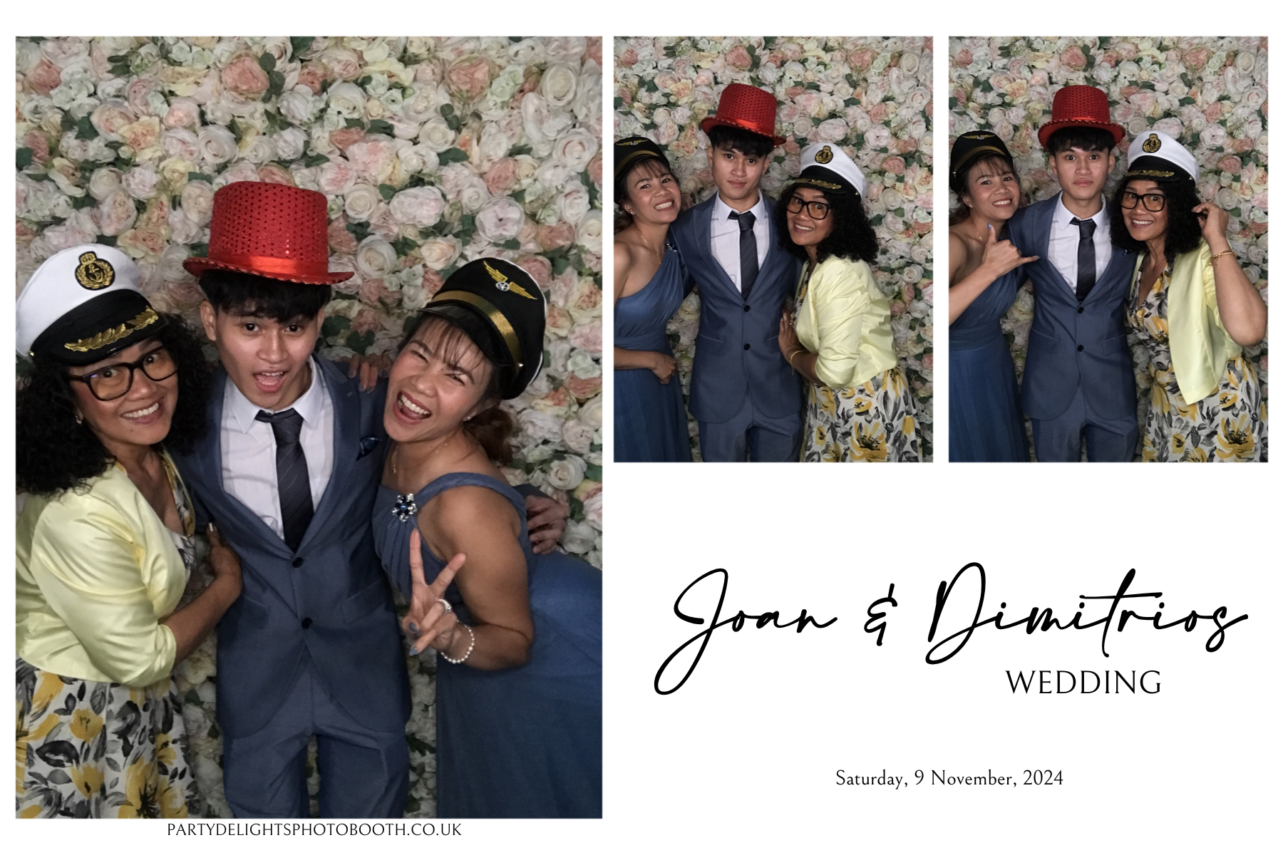 Joan & Dimitrios Weeding | View more photos from the event at gallery.partydelightsphotobooth.co.uk/u/PartyDelightsPhotoBooth/Joan-Dimitrios-Weeding