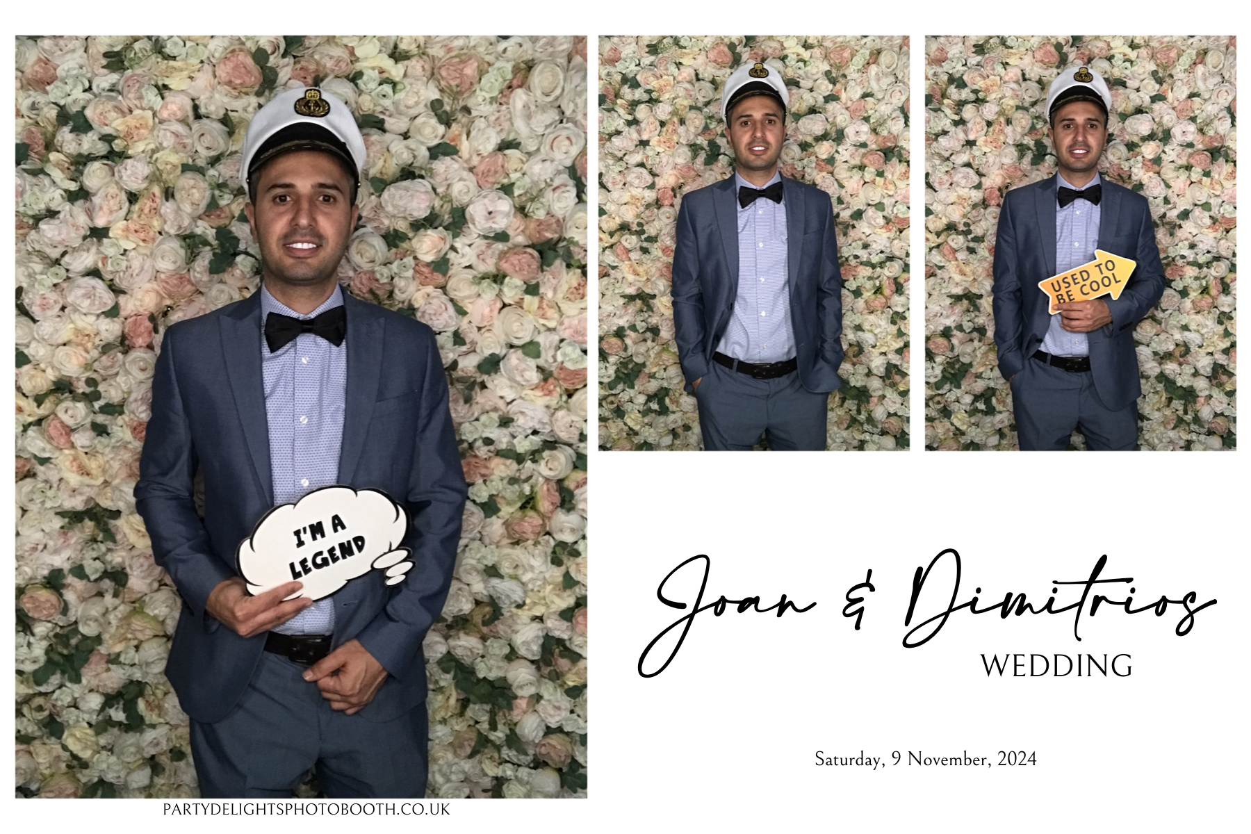 Joan & Dimitrios Weeding | View more photos from the event at gallery.partydelightsphotobooth.co.uk/u/PartyDelightsPhotoBooth/Joan-Dimitrios-Weeding