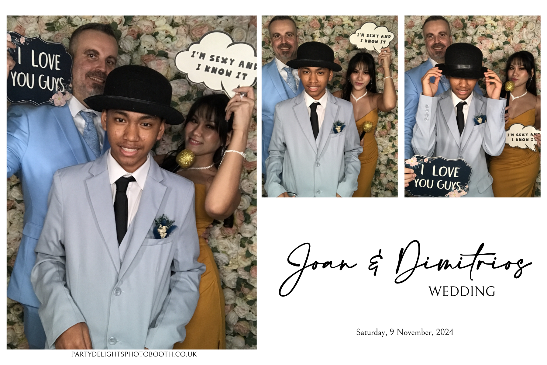 Joan & Dimitrios Weeding | View more photos from the event at gallery.partydelightsphotobooth.co.uk/u/PartyDelightsPhotoBooth/Joan-Dimitrios-Weeding