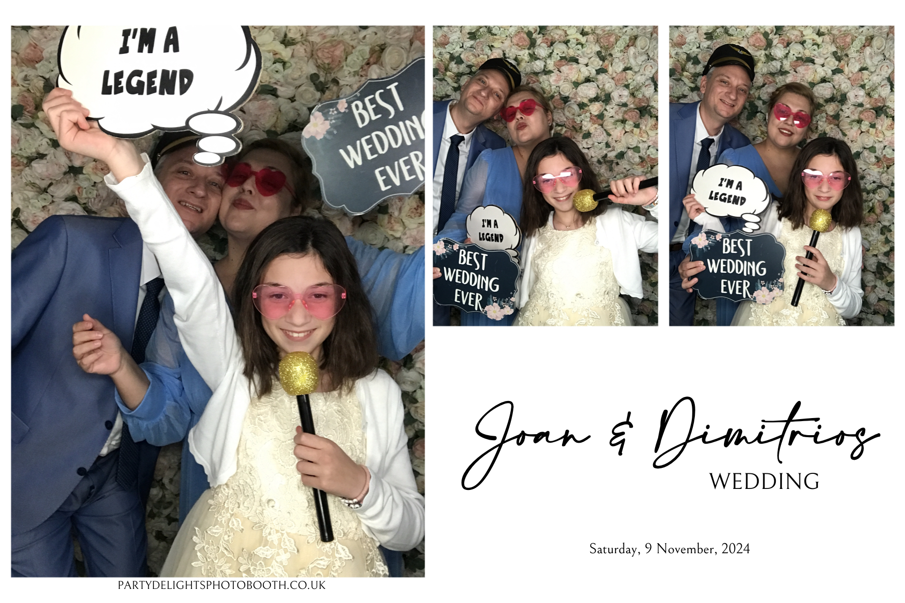 Joan & Dimitrios Weeding | View more photos from the event at gallery.partydelightsphotobooth.co.uk/u/PartyDelightsPhotoBooth/Joan-Dimitrios-Weeding