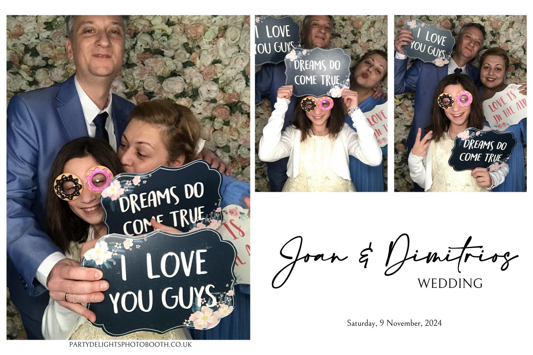 Joan & Dimitrios Weeding | View more photos from the event at gallery.partydelightsphotobooth.co.uk/u/PartyDelightsPhotoBooth/Joan-Dimitrios-Weeding