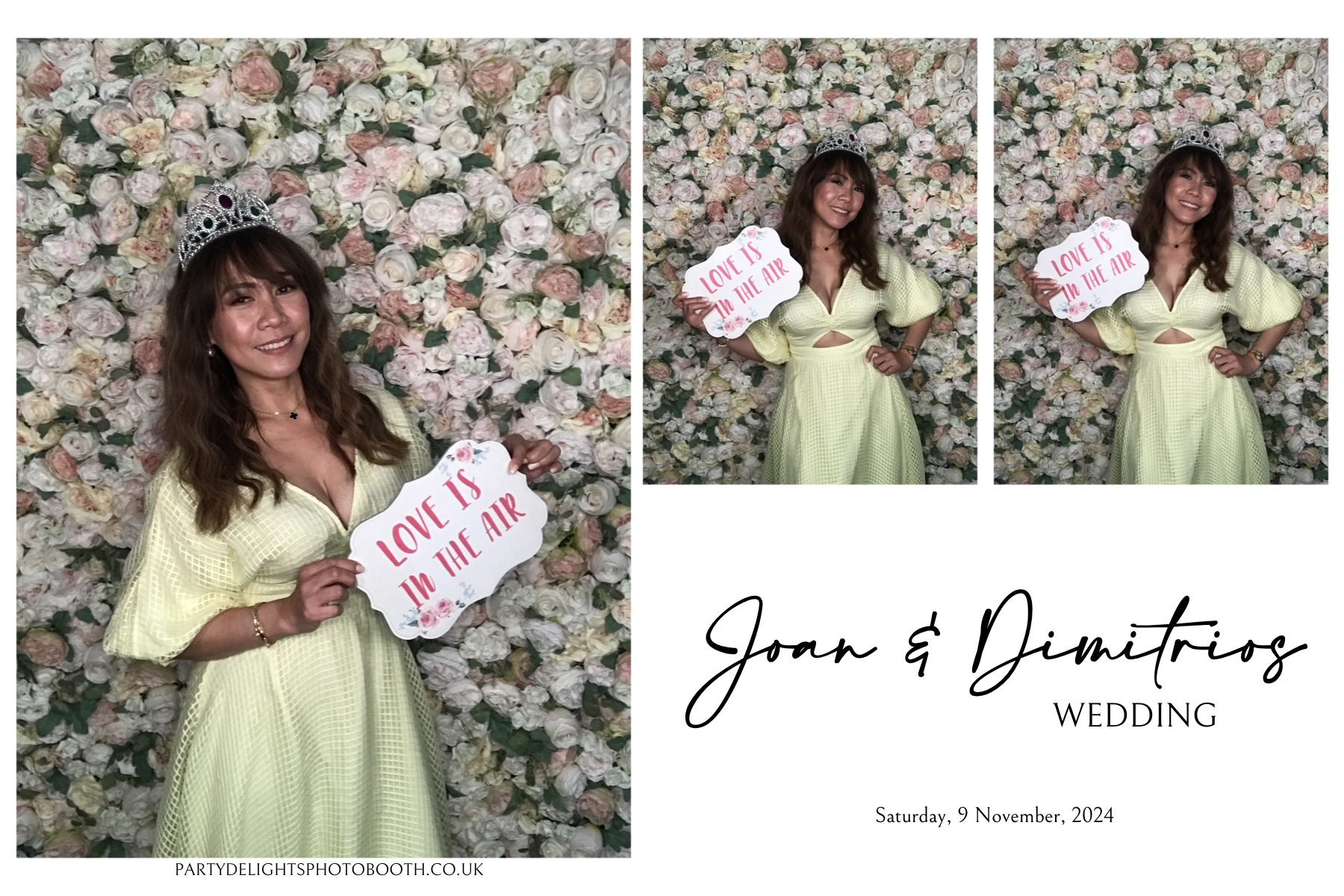 Joan & Dimitrios Weeding | View more photos from the event at gallery.partydelightsphotobooth.co.uk/u/PartyDelightsPhotoBooth/Joan-Dimitrios-Weeding
