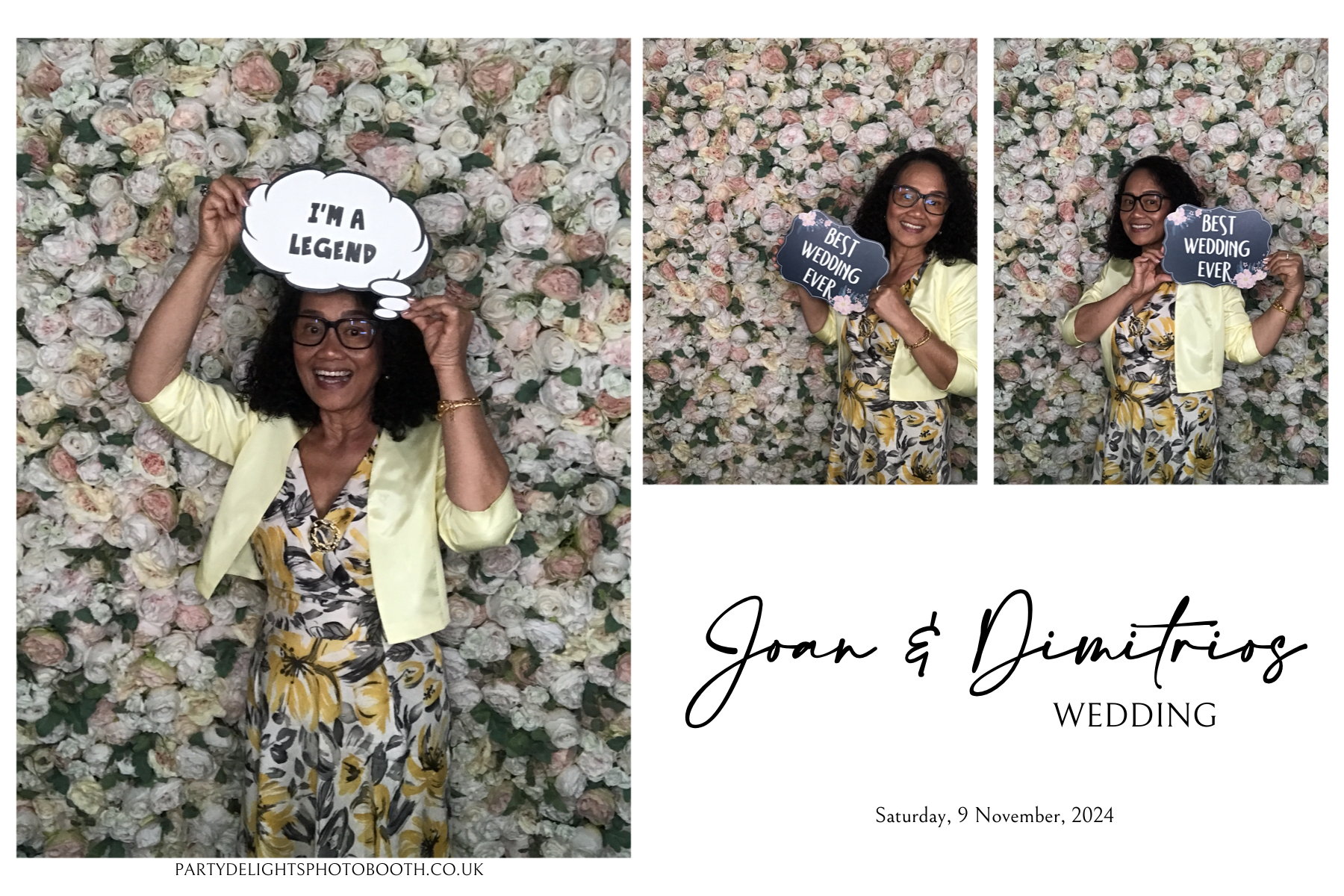 Joan & Dimitrios Weeding | View more photos from the event at gallery.partydelightsphotobooth.co.uk/u/PartyDelightsPhotoBooth/Joan-Dimitrios-Weeding