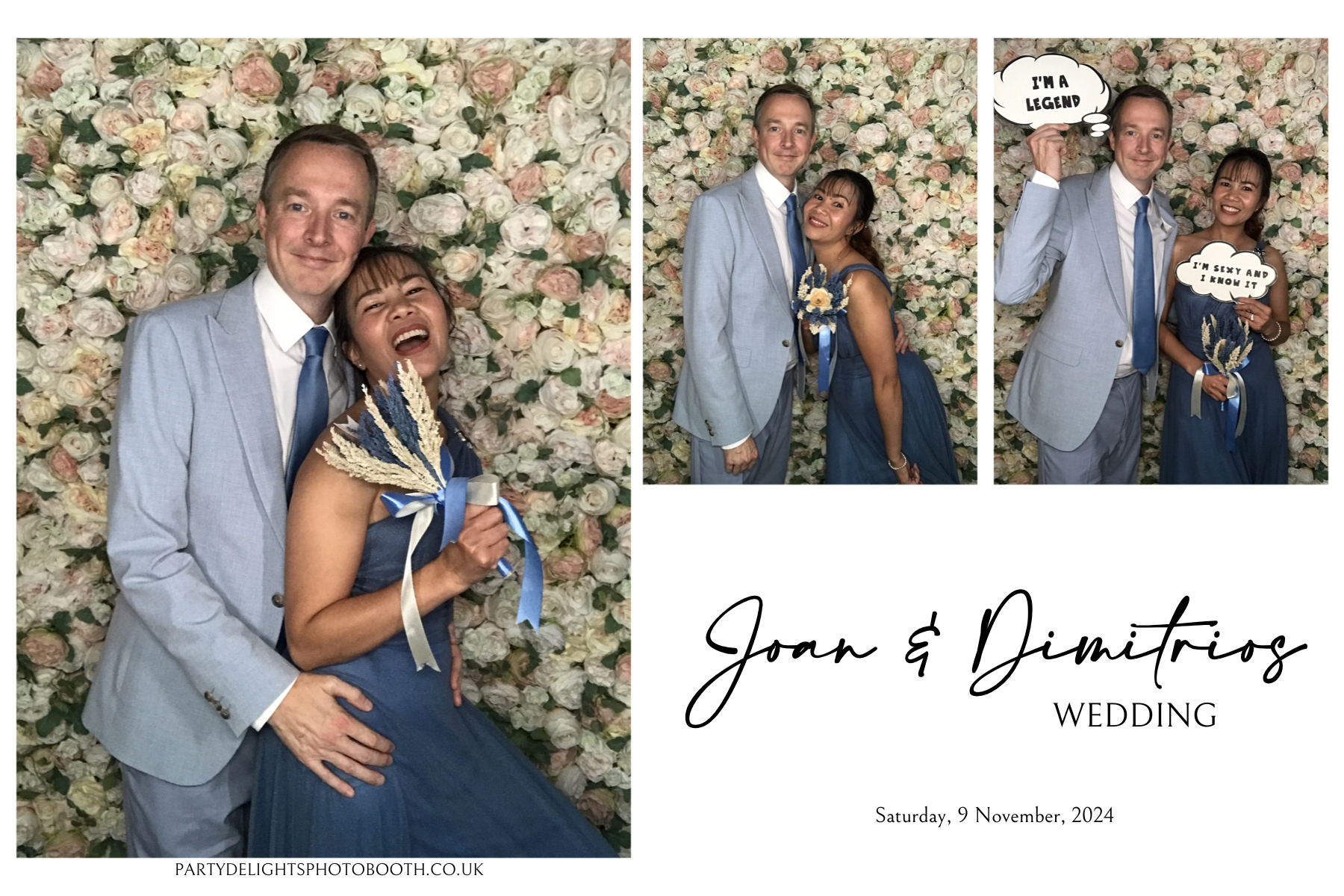 Joan & Dimitrios Weeding | View more photos from the event at gallery.partydelightsphotobooth.co.uk/u/PartyDelightsPhotoBooth/Joan-Dimitrios-Weeding