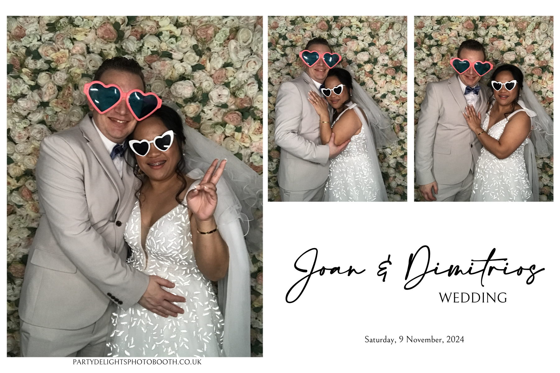 Joan & Dimitrios Weeding | View more photos from the event at gallery.partydelightsphotobooth.co.uk/u/PartyDelightsPhotoBooth/Joan-Dimitrios-Weeding