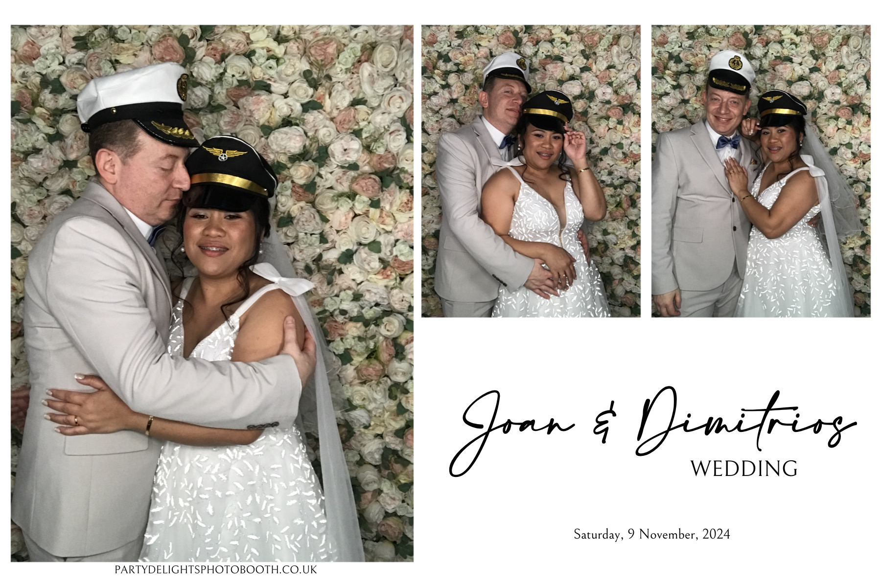 Joan & Dimitrios Weeding | View more photos from the event at gallery.partydelightsphotobooth.co.uk/u/PartyDelightsPhotoBooth/Joan-Dimitrios-Weeding