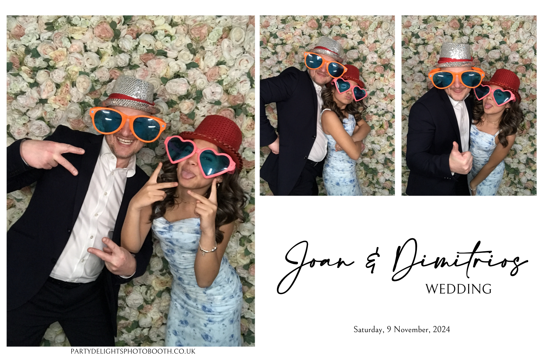 Joan & Dimitrios Weeding | View more photos from the event at gallery.partydelightsphotobooth.co.uk/u/PartyDelightsPhotoBooth/Joan-Dimitrios-Weeding