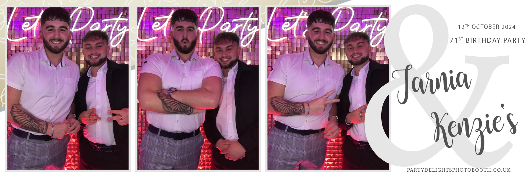 Joint 50th and 21st birthday party | View more photos from the event at gallery.partydelightsphotobooth.co.uk/u/PartyDelightsPhotoBooth/Joint-50th-and-21st-birthday-party
