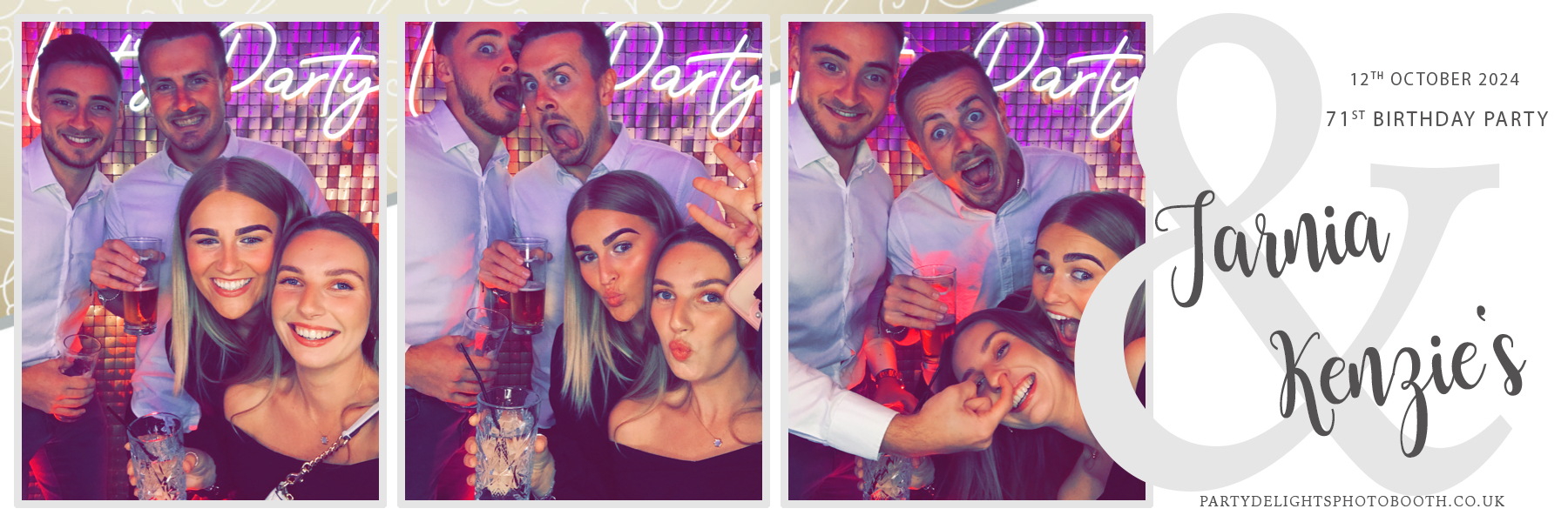 Joint 50th and 21st birthday party | View more photos from the event at gallery.partydelightsphotobooth.co.uk/u/PartyDelightsPhotoBooth/Joint-50th-and-21st-birthday-party