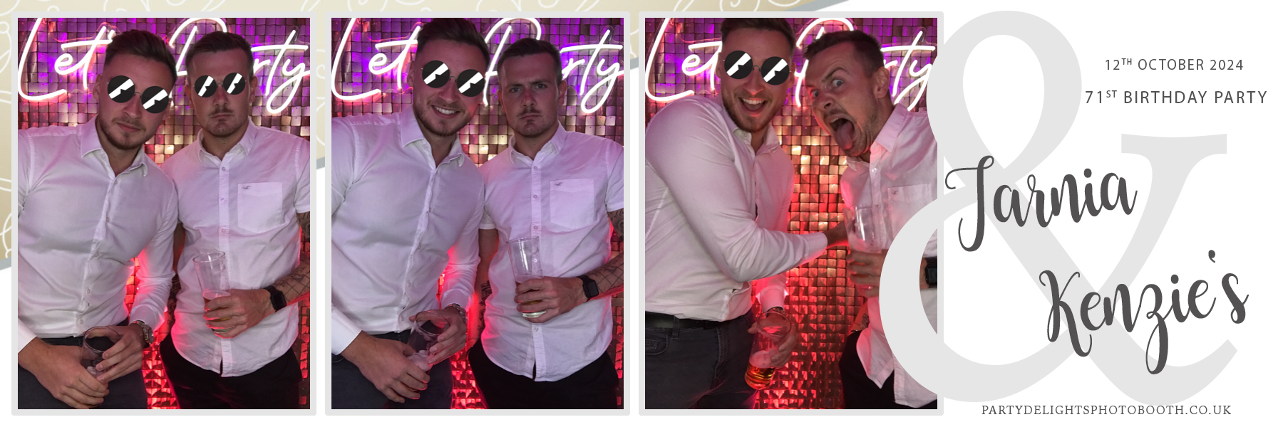 Joint 50th and 21st birthday party | View more photos from the event at gallery.partydelightsphotobooth.co.uk/u/PartyDelightsPhotoBooth/Joint-50th-and-21st-birthday-party