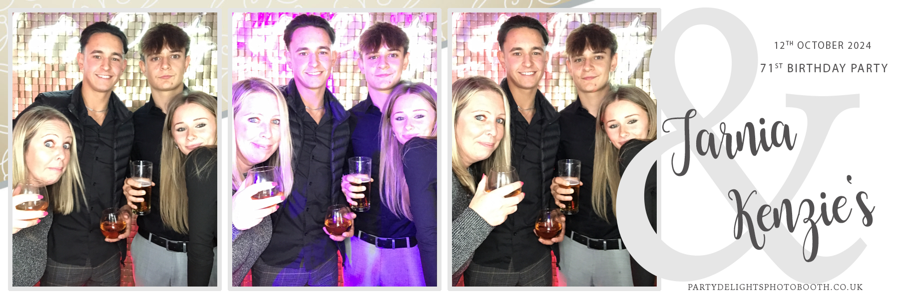 Joint 50th and 21st birthday party | View more photos from the event at gallery.partydelightsphotobooth.co.uk/u/PartyDelightsPhotoBooth/Joint-50th-and-21st-birthday-party