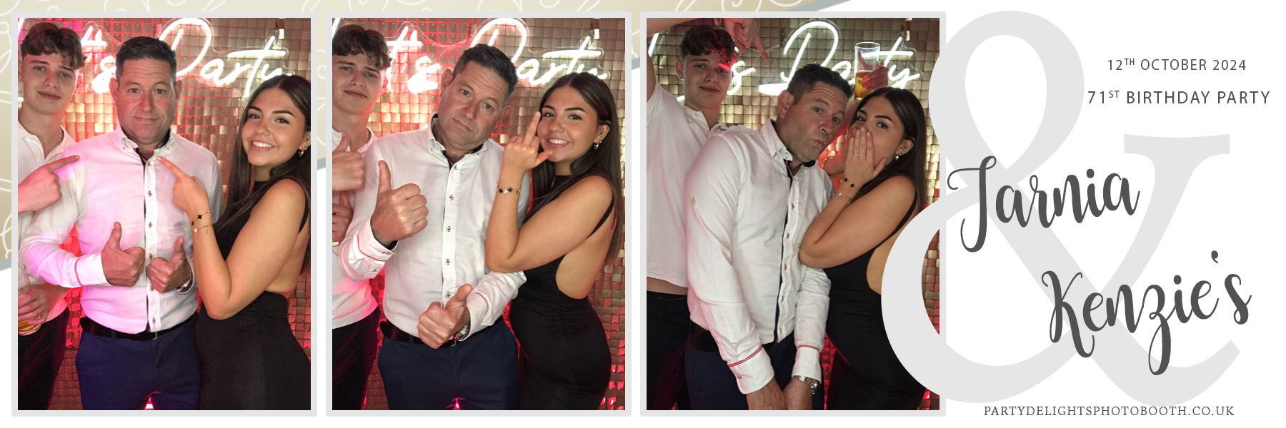 Joint 50th and 21st birthday party | View more photos from the event at gallery.partydelightsphotobooth.co.uk/u/PartyDelightsPhotoBooth/Joint-50th-and-21st-birthday-party