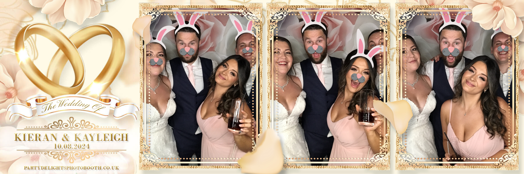 Kieran and Kayleigh's Wedding | View more photos from the event at gallery.partydelightsphotobooth.co.uk/u/PartyDelightsPhotoBooth/Kieran-and-Kayleighs-Wedding