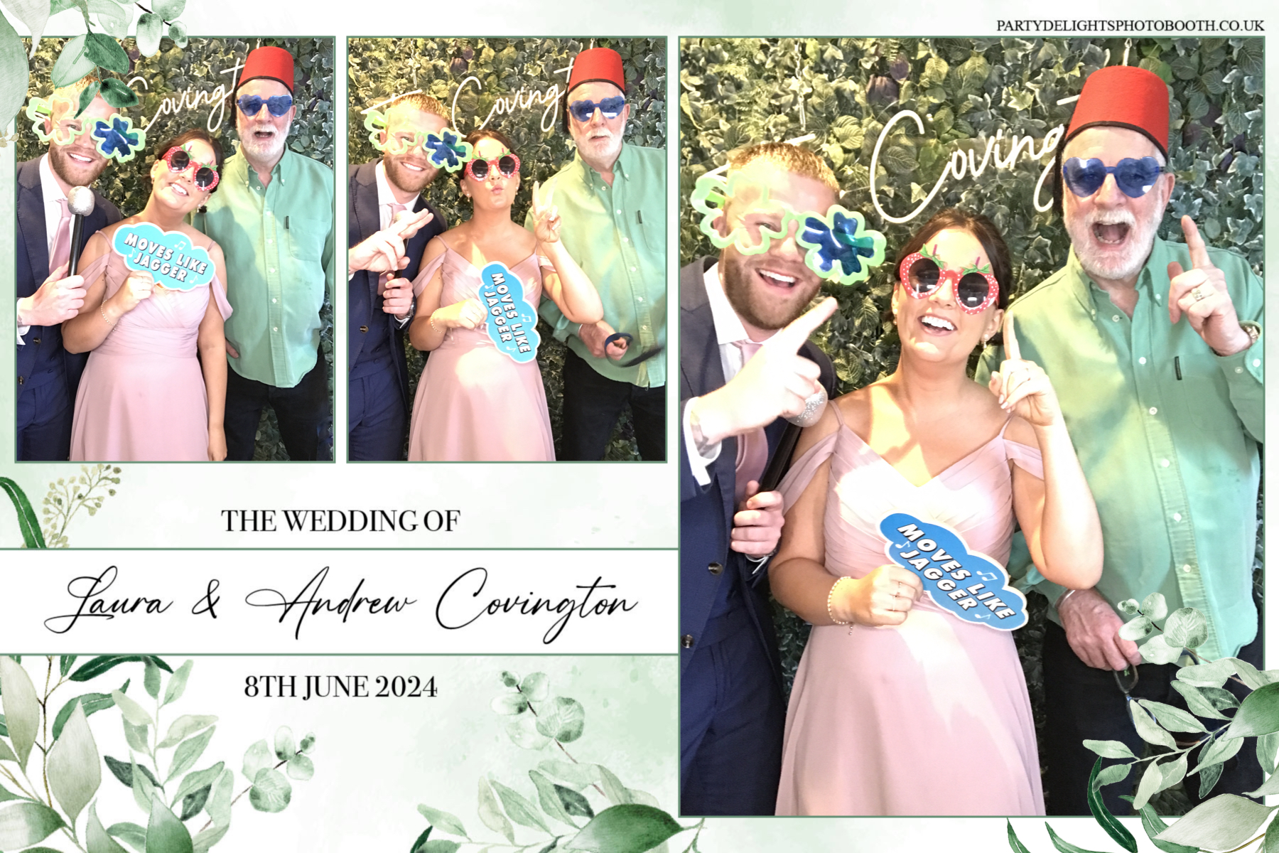 Laura & Andrew’s wedding | View more photos from the event at gallery.partydelightsphotobooth.co.uk/u/PartyDelightsPhotoBooth/Laura-Andrew’s-wedding