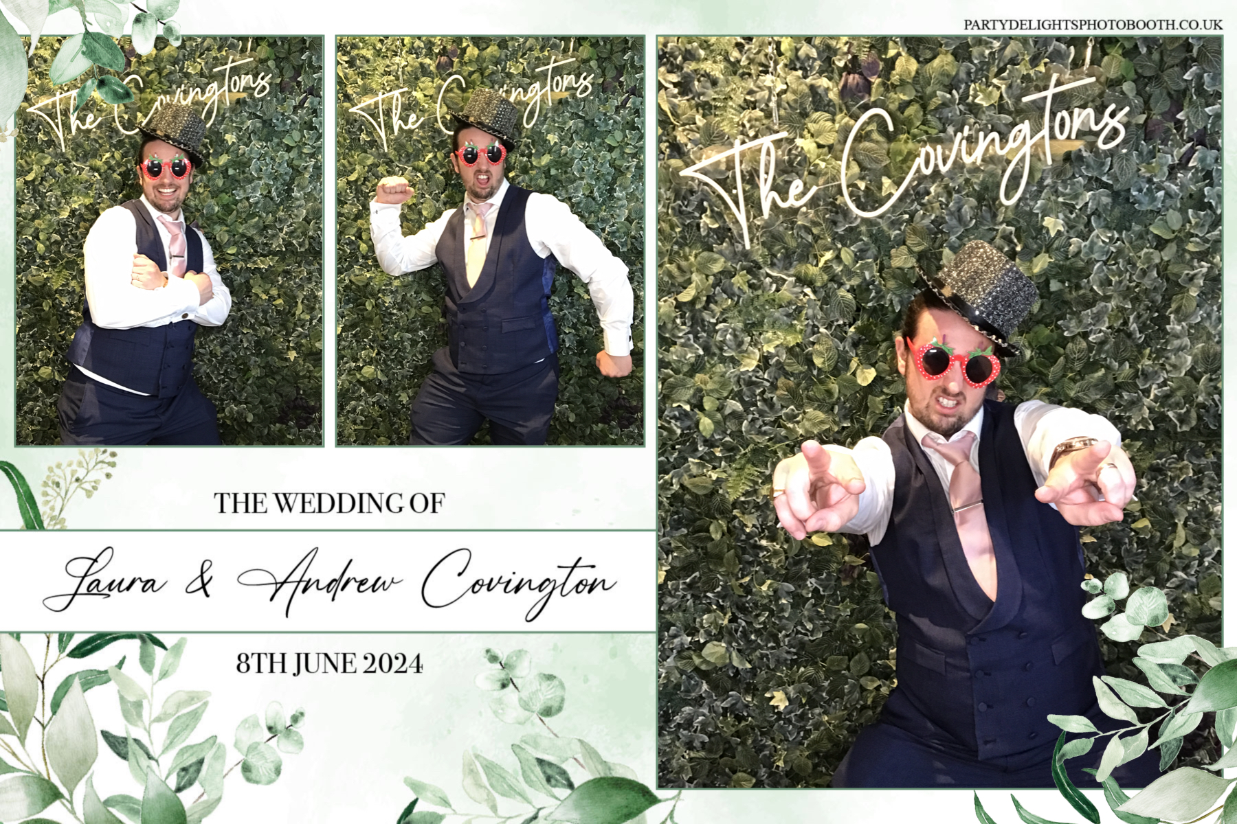 Laura & Andrew’s wedding | View more photos from the event at gallery.partydelightsphotobooth.co.uk/u/PartyDelightsPhotoBooth/Laura-Andrew’s-wedding
