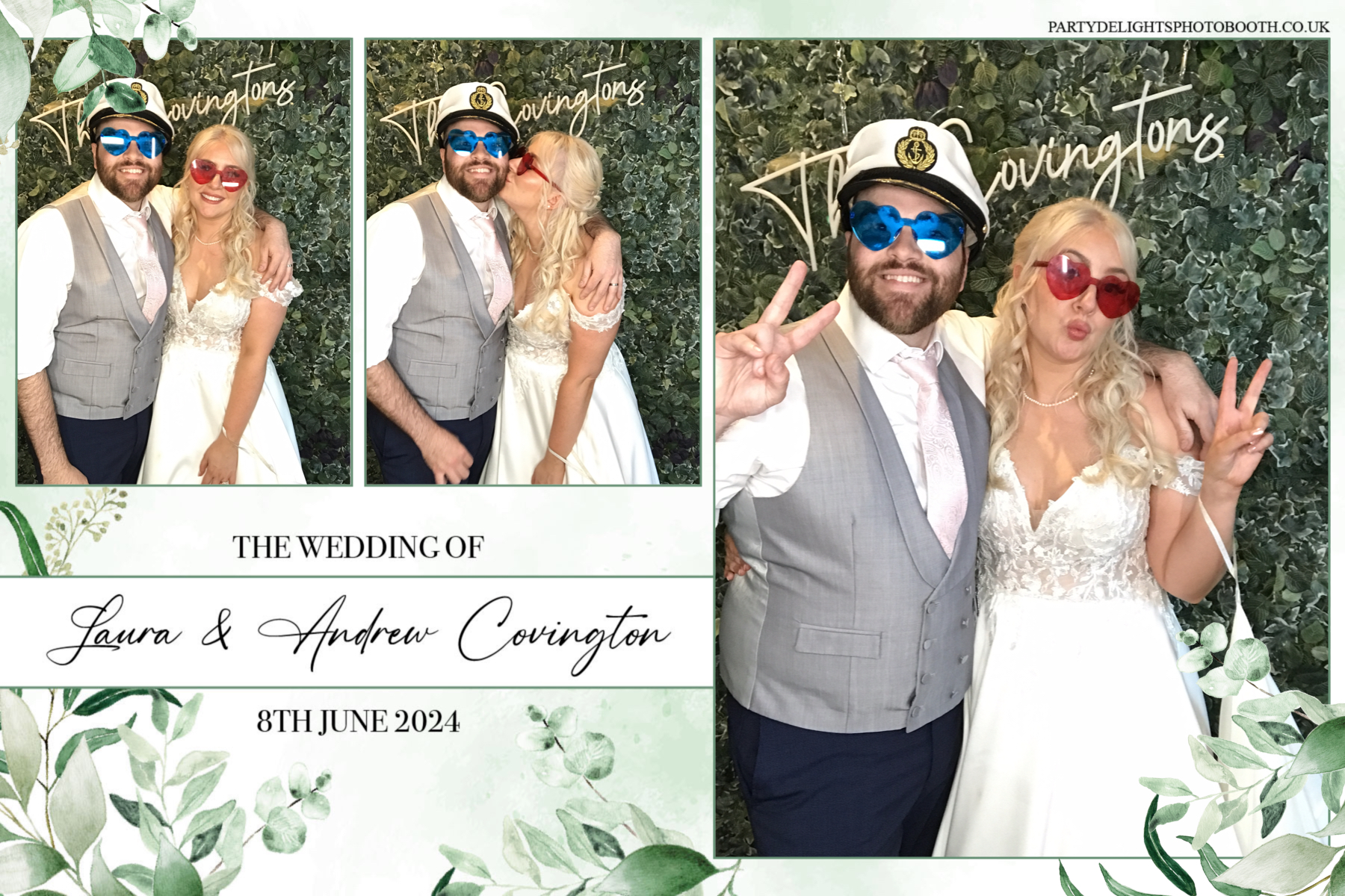 Laura & Andrew’s wedding | View more photos from the event at gallery.partydelightsphotobooth.co.uk/u/PartyDelightsPhotoBooth/Laura-Andrew’s-wedding