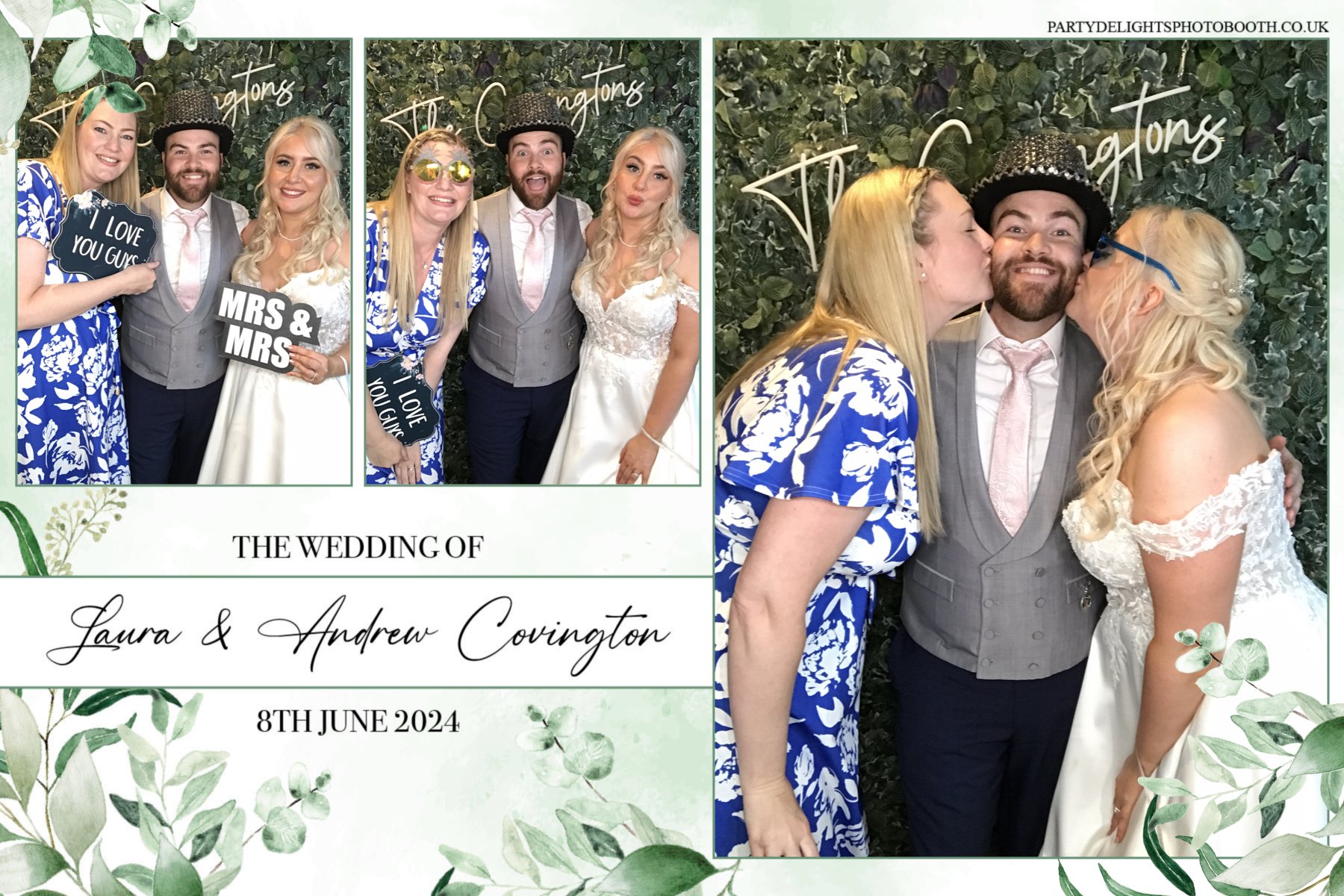 Laura & Andrew’s wedding | View more photos from the event at gallery.partydelightsphotobooth.co.uk/u/PartyDelightsPhotoBooth/Laura-Andrew’s-wedding